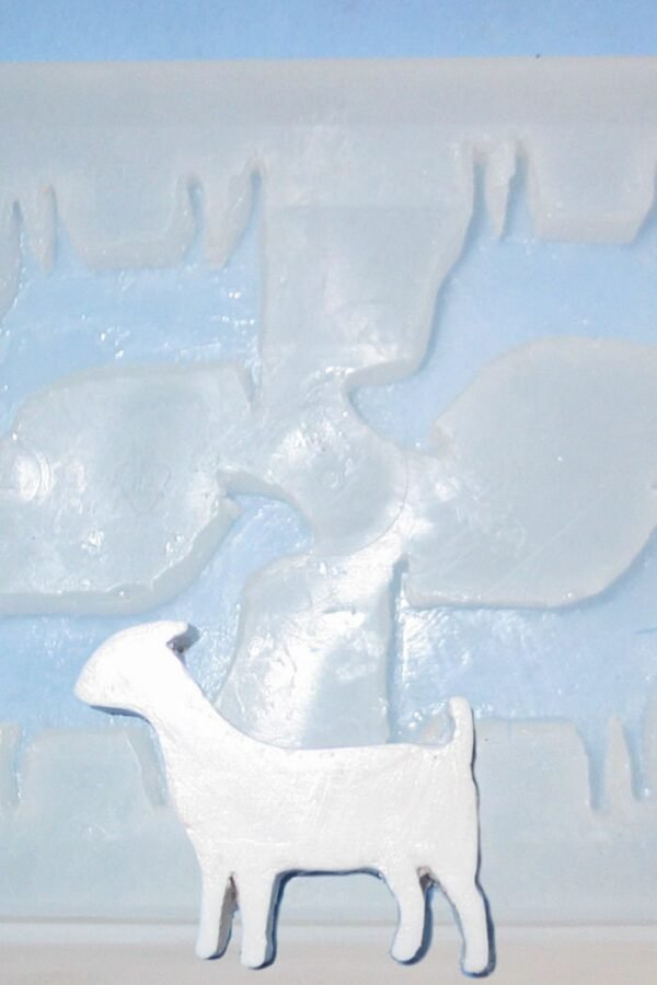 Made To Order Custom Food Safe Silicone Candy Molds - Boer Goat