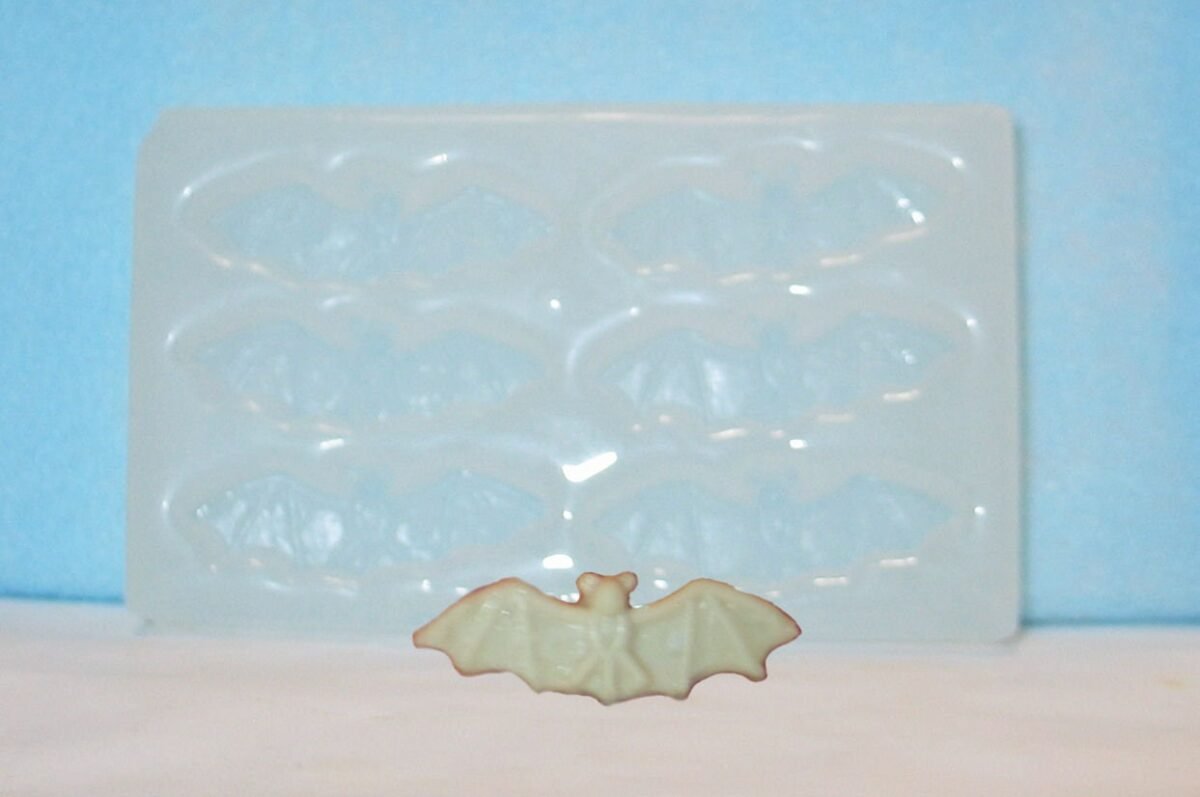 Made To Order Custom Food Safe Silicone Candy Molds - Halloween Bat