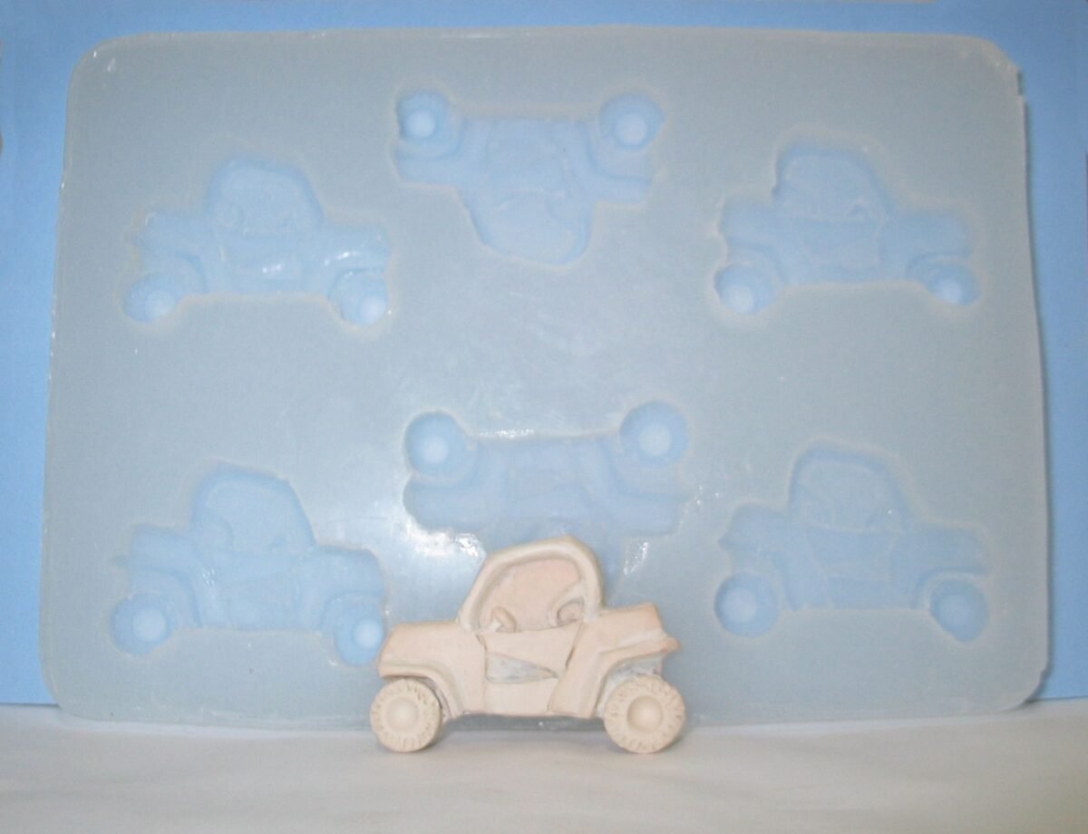 Made To Order Custom Food Safe Silicone Candy Molds - Side By Utv