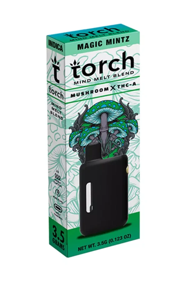 Magic Mintz Torch Mind Melt Mushroom x THC-A Blend Vape 3.5G