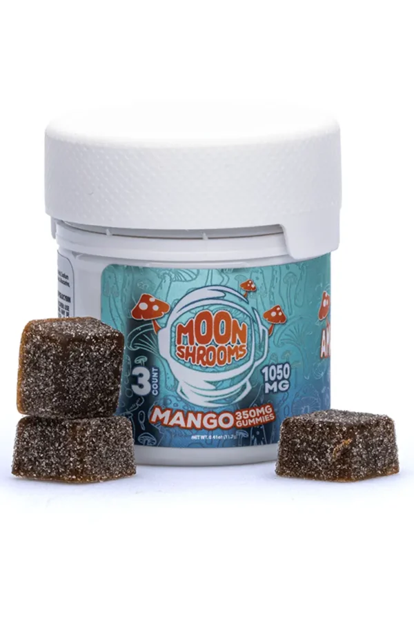 Mango Galaxy Treats Amanita Moon Shrooms Gummies 1050mg