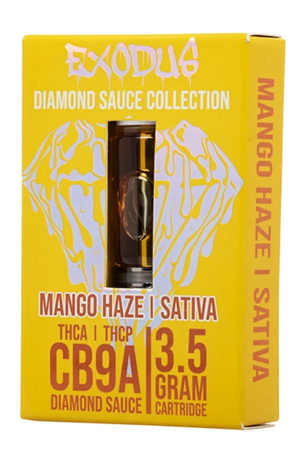 Mango Haze Exodus CB9A+THCA+THCP Diamond Sauce Cartridge 3.5G