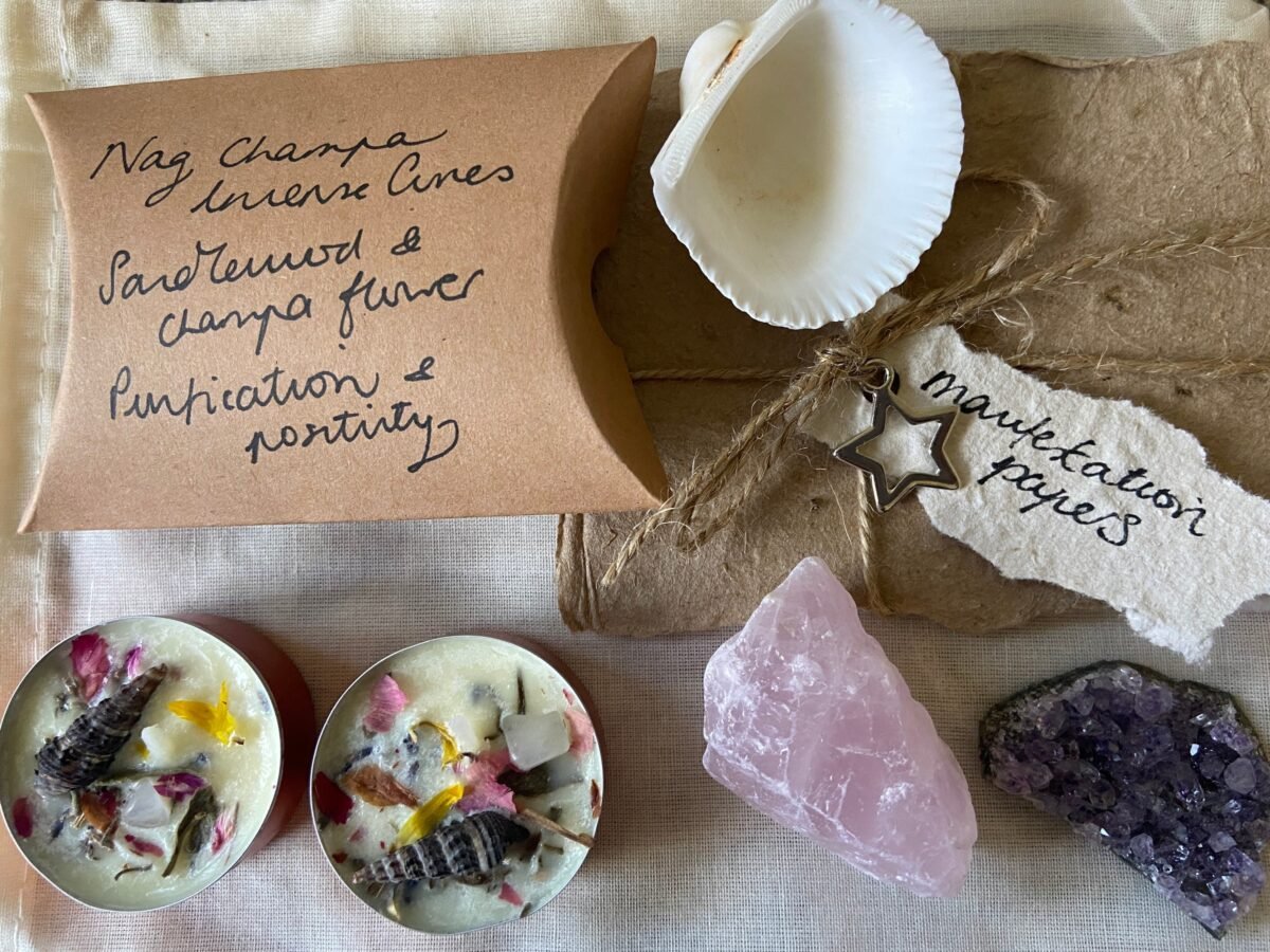 Manifestation Kit. Intention, New Year Resolutions & Vision Boards. Pagan/Witch Ritual For Energy Work. Prosperity Goal Setting