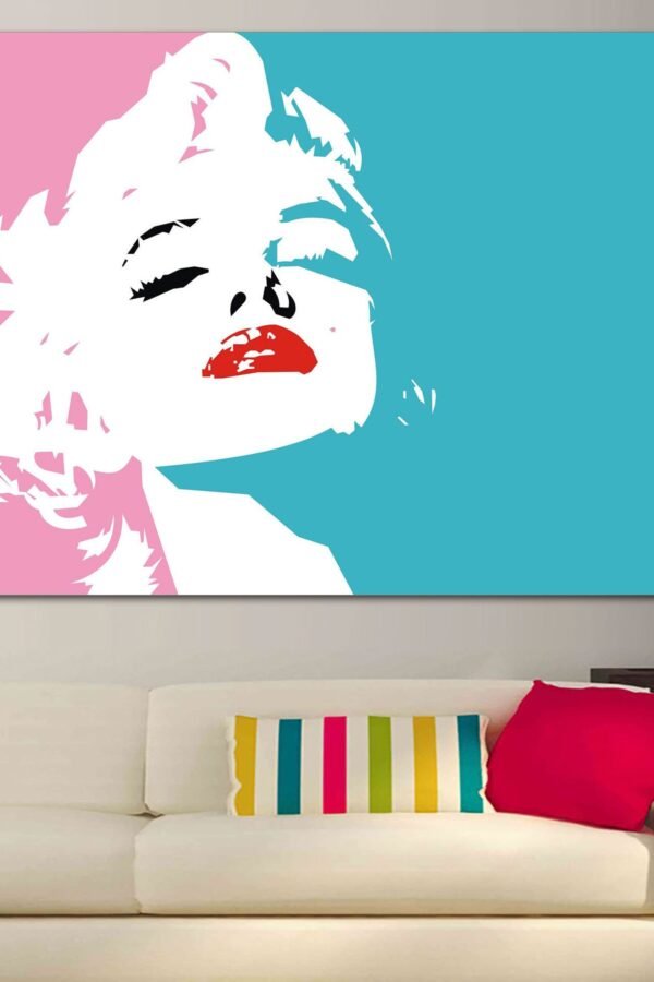 Marilyn Monroe Canvas Print, Modern Wall Art, Home Decor People Paint Interior Decoration, Wall Art, Art Decor