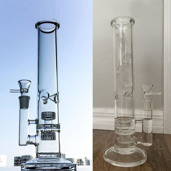 Matrix Tyre Perc Glass Water Bongs Hookah Oil Rigs Smoking Pipe Bubbler with 18mm Joint Percolator Male Female Ash Catchers Joint Adapter