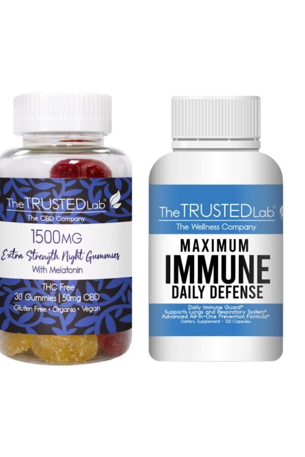 Maximum Sleep and Immunity Set (CBD + Max Immune)
