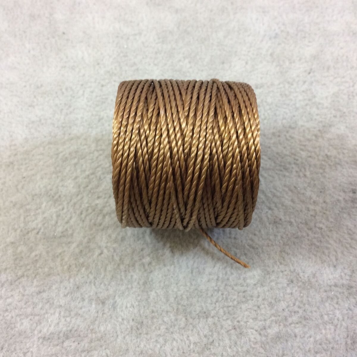 Milk Chocolate Brown Beadsmith S-Lon Nylon Macrame Cord 0.9mm, 35 Yards