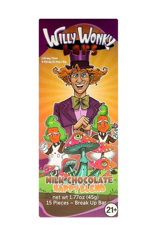 Milk Chocolate Willy Wonky Happy Blend Bars