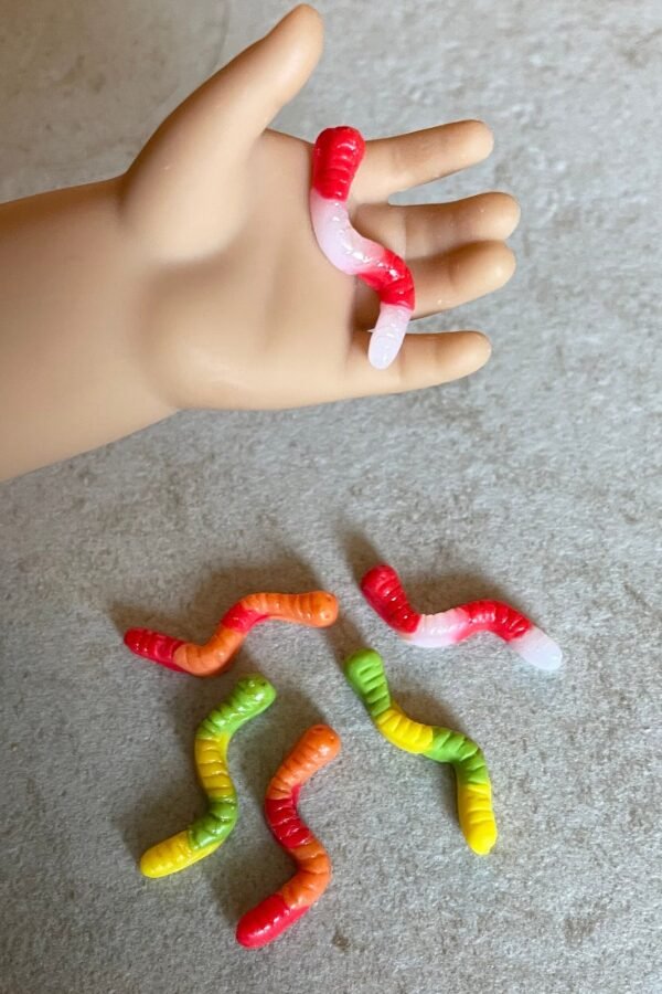 Miniature Gummy Worms Candy For American Girls Ag Doll 13 Scale