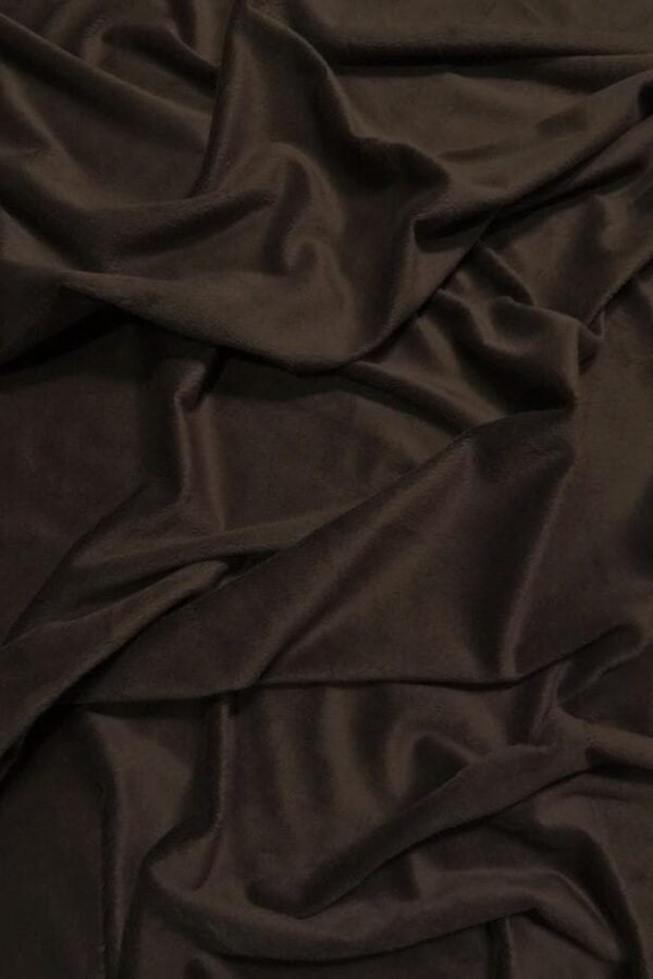 Minky Solid Baby Soft Fabric - Dark Chocolate 58"/60" Width Sold By The Yard Diy Blanket Clothing Accessories Teddy Bears Hug-Z™