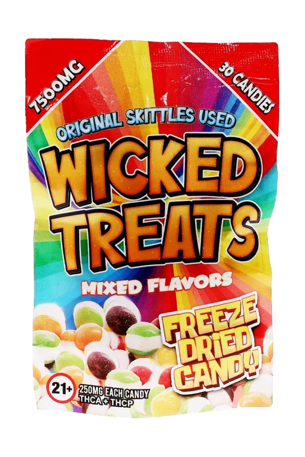 Mixed Flavors Wicked Treats Freeze Dried THCA | THCP Candy 7500mg