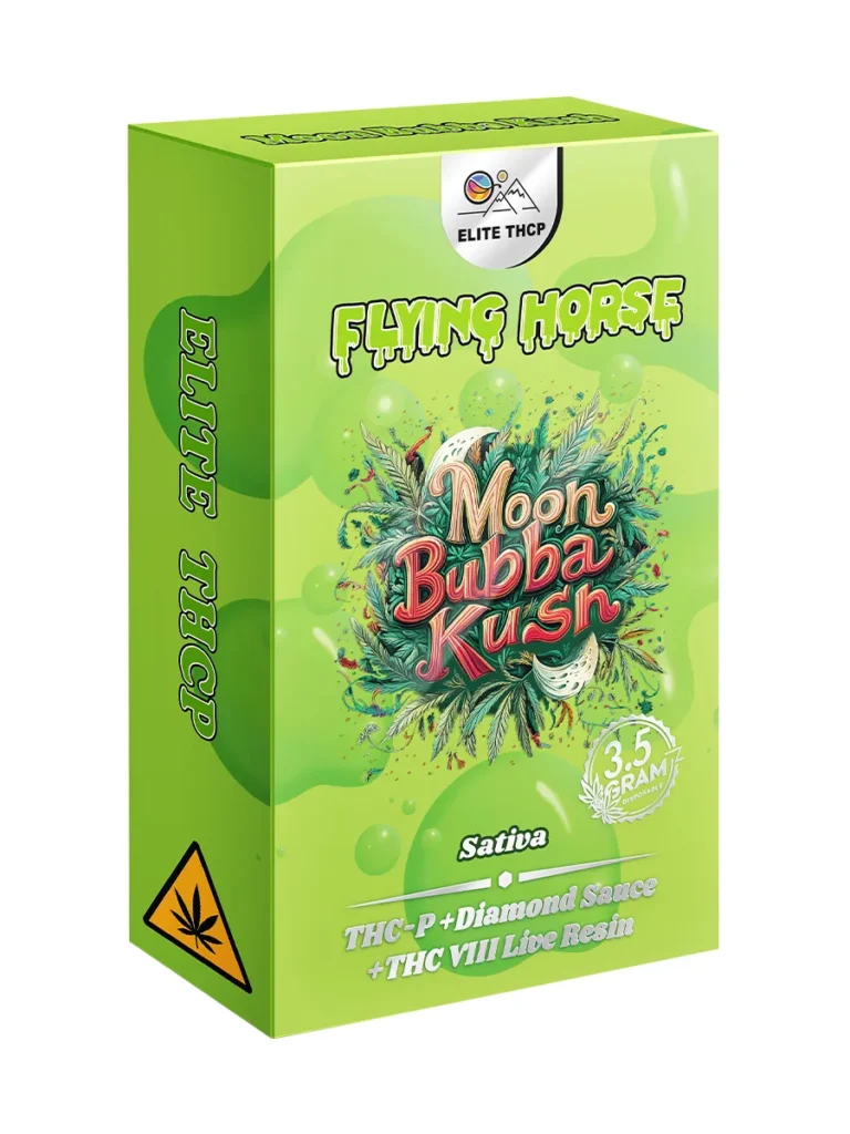 Moon Bubba Kush Flying Horse THCP+Diamond Sauce+THC VIII Live Resin Vape 3.5G