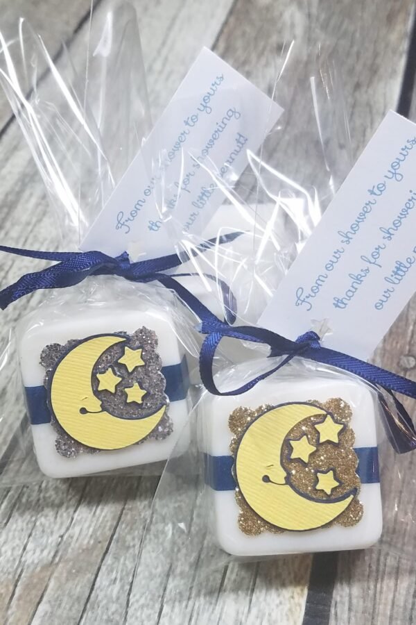 Moon & Stars Handmade Soap Favors Twinkle Baby Shower