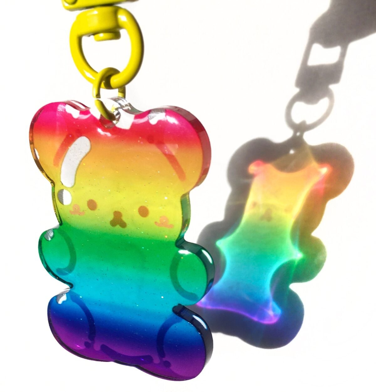 More Flags Pride Gummy Bear Acrylic Charm