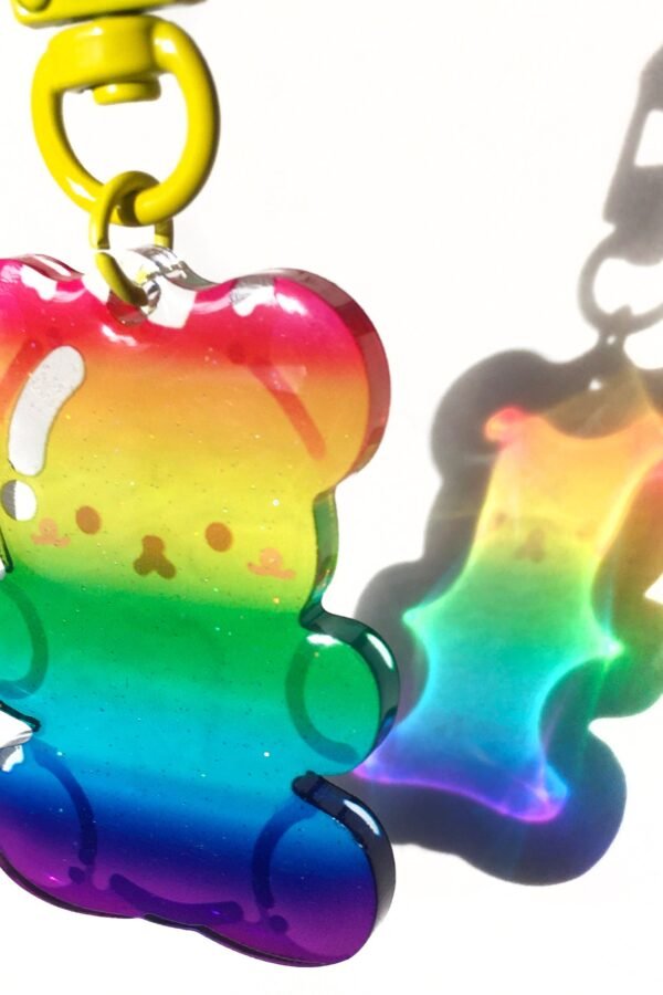 More Flags Pride Gummy Bear Acrylic Charm