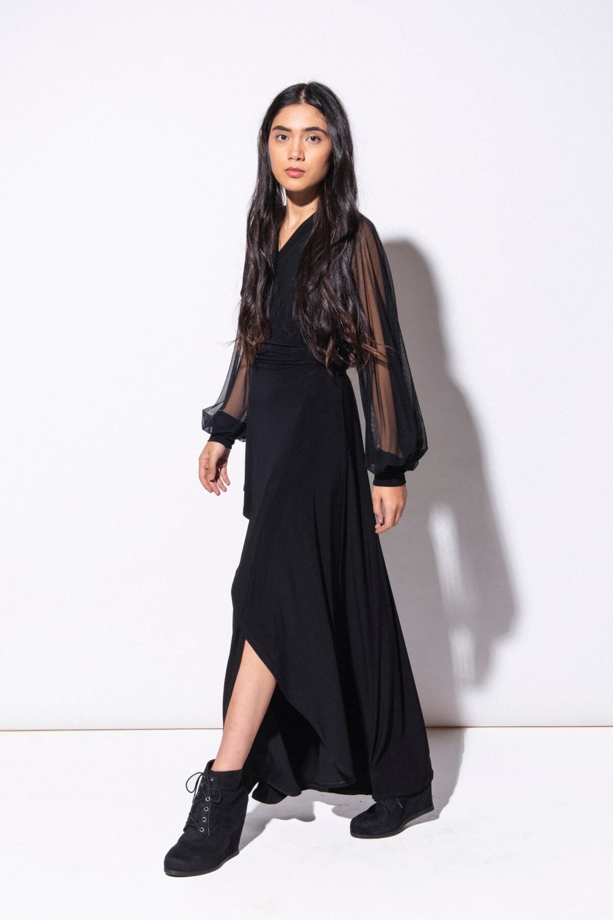 Morticia Wrap Dress