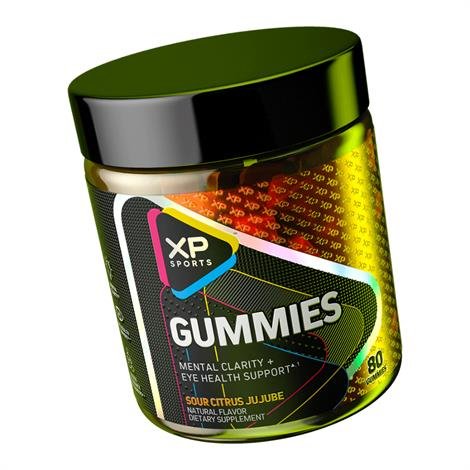Muscletech XP Sports Gummies,613000,Sour Citrus Jujube, 80 Capsules,Each