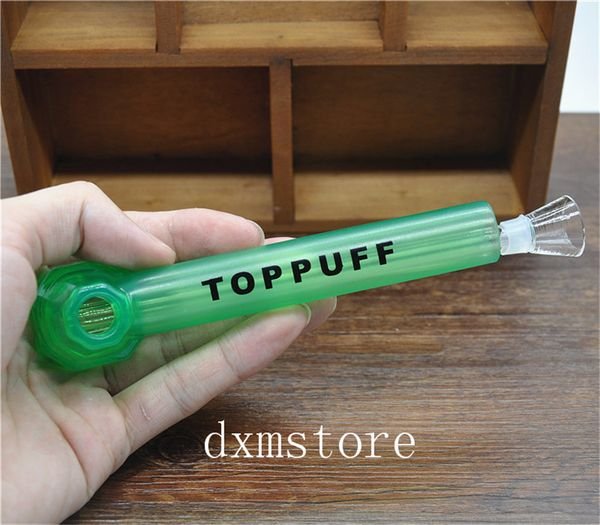 New Arrival Colorful Glass & Acrylic Smoking Pipe Hookah Tobacco Herb16cm Smoke Water Pipe Narguile Cigarette Holder