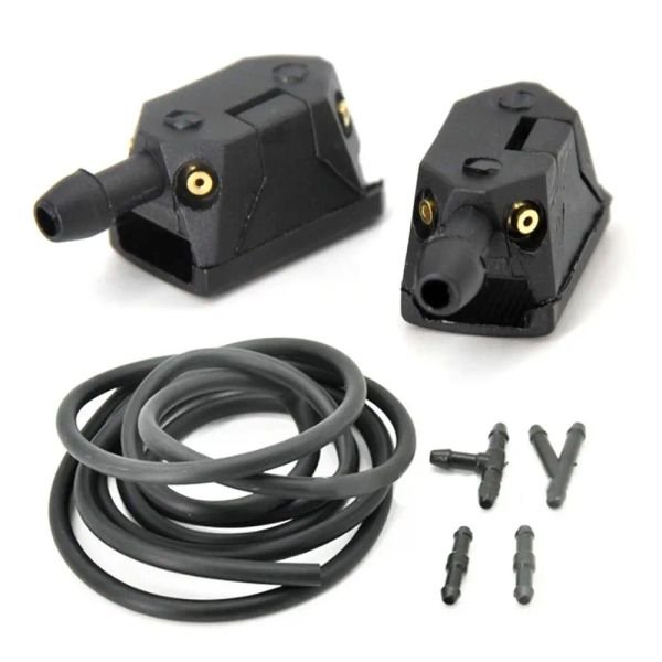New Washer Wiper Water Spray Nozzle For 8mm 9mm Wiper Arm Hose Tube Pipe Joint Washer Nozzle Kit For Renault Espace 3