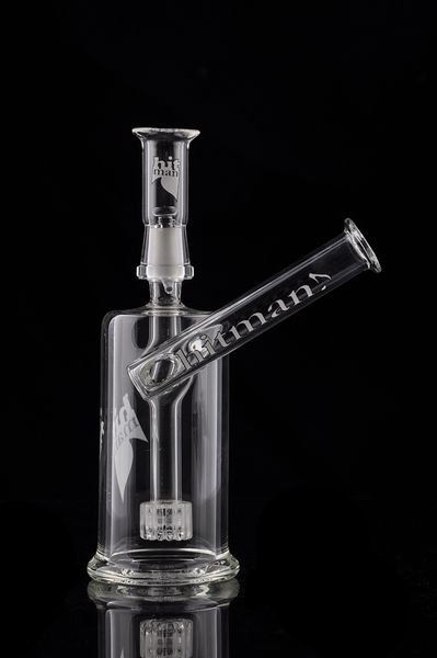 Newest Hitman Mini Glass Bongs oil rigs inline perc Smoking Pipe Dab Rigs Water Pipes Bong with 14.4 mm male joint