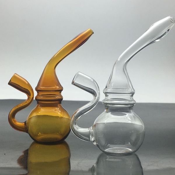 Newest colorful Travel Mini Bongs The Martian Glass Blunt Bong Bubbler Joint Smoking Bubble Small Water Pipe Hand Pipe