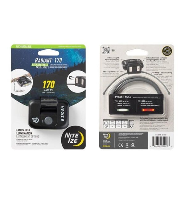 Nite Ize Rechargeable Task Light, R170TR-01-R7