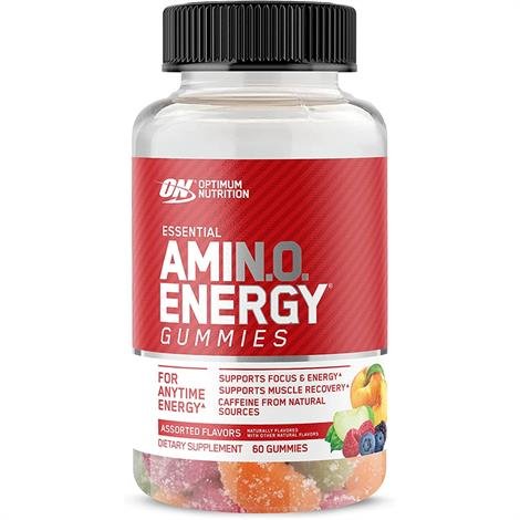 Optimum Nutrition Amino Energy Gummies,3150168,60 Capsules,Each