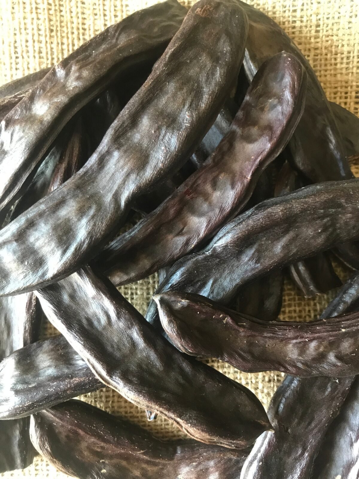 Organic Carob Bars, Carob Pods, Locust Bean, Natural, Healthy Food, Gluten Free, Vegan, Caffeine Free - Free Shipping-300 Gr