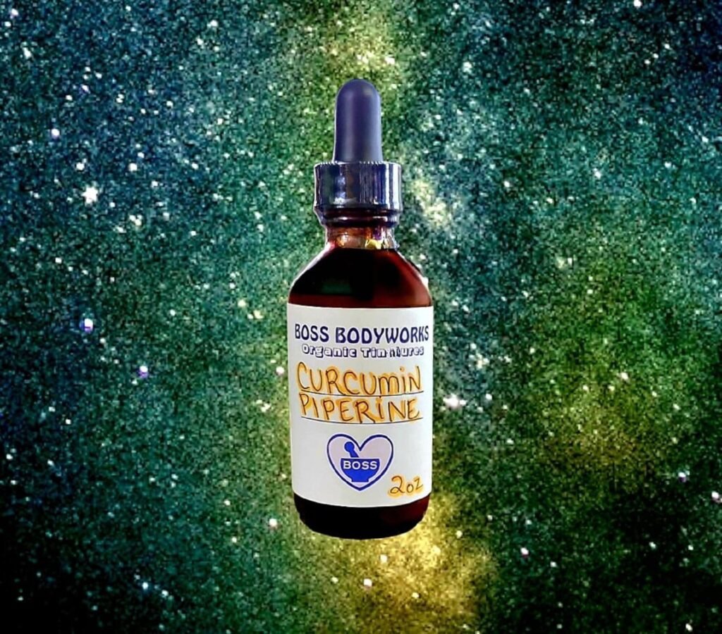 Organic Curcumin + Piperine Herbal Extract Tincture