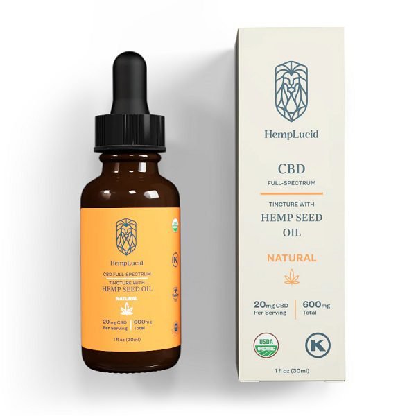 Organic Hemplucid Full-Spectrum Hemp Seed Oil 30ml