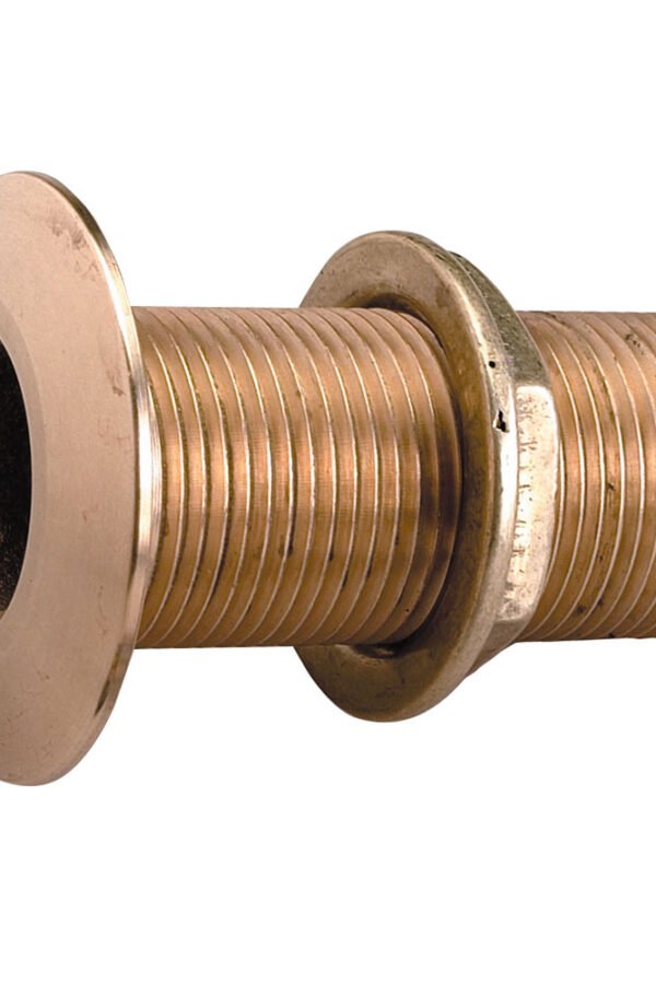 PERKO 0322DP4PLB 1/2 INCH THRU-HULL FITTING WITH PIPE THREAD BRONZE