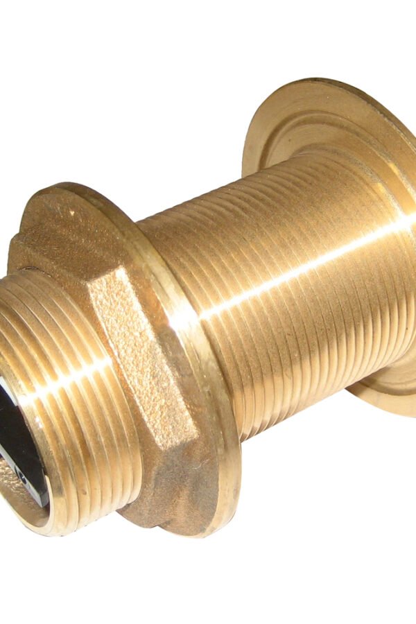 PERKO 0322DP8PLB 1-1/2 INCH THRU-HULL FITTING WITH PIPE THREAD BRONZE