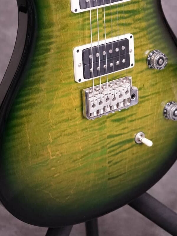 PRS CE24 Green Burst With Black Wrap