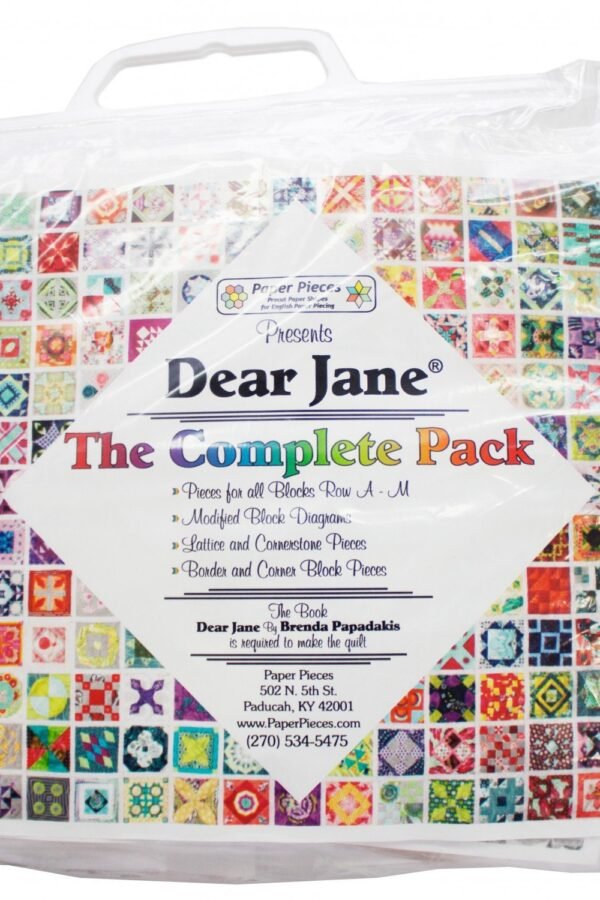 Paper Piece Pack Options - Papers Or Full For Dear Jane English Piecing