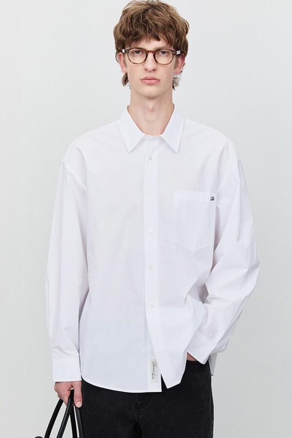 Paperly Cotton Oversized Unisex Shirt [Ivory] (UDSH5A107IV)