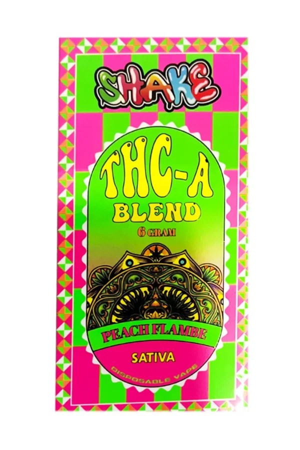 Peach Flamble Shake THCA Blend Disposable 6G