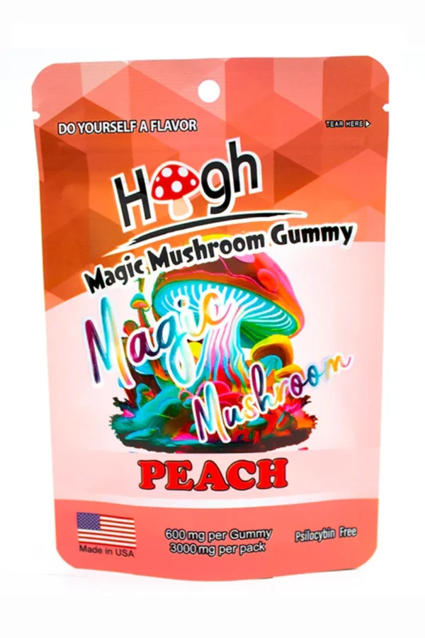 Peach High Magic Mushroom Gummies 3000mg