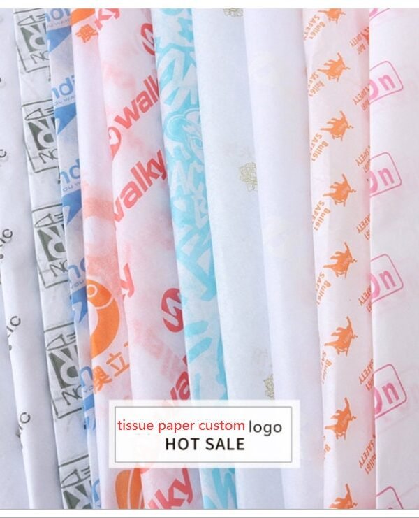 Personalised Vellum Paper, Packing Branded Packaging Premium Vellum, Your Logo Paper 117Gsm, Small Business, Tissue Paper, Recyclable