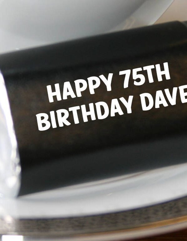 Personalized Birthday Chocolate Wrappers - Nugget Candy Stickers Miniature