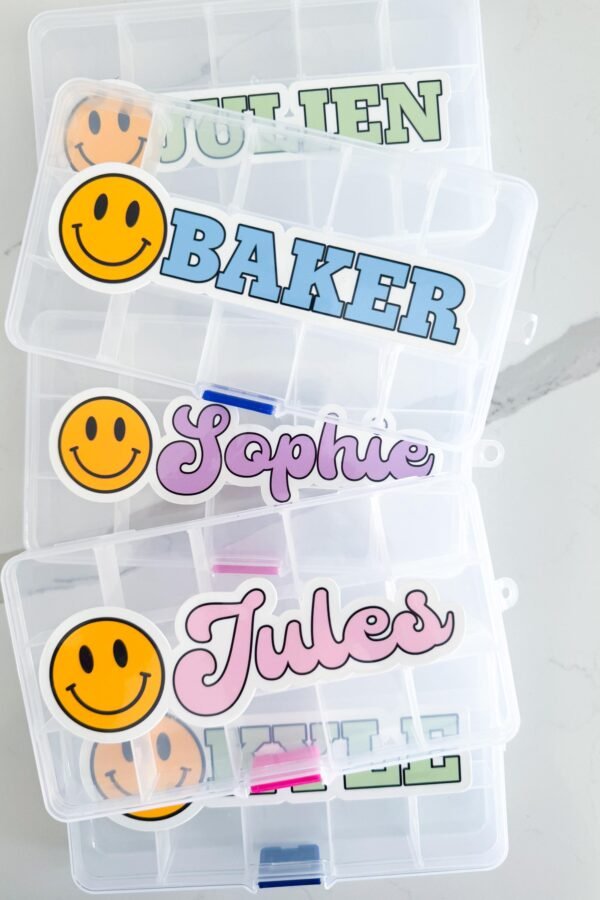 Personalized Smiley Face Candy Box Birthday Party Favor