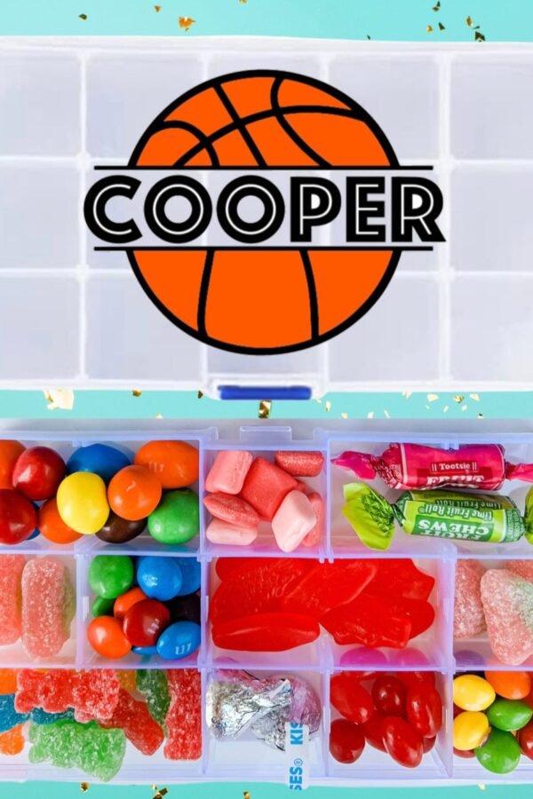 Personalized Sports Candy Gram Box Birthday Party Favor