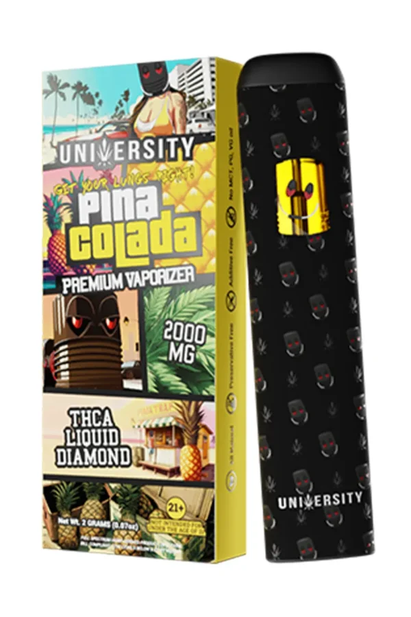 Pina Colada University THCA Liquid Diamond Disposable 2G