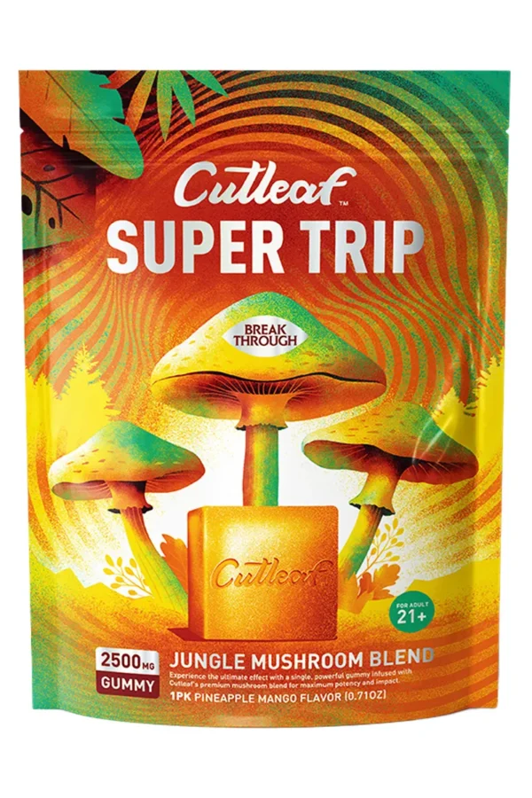 Pineapple Mango Cutleaf Super Trip Jungle Mushroom Blend Gummies 2500MG