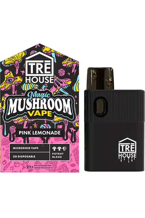 Pink Lemonade Tre House Magic Mushroom Disposable Vape 2G