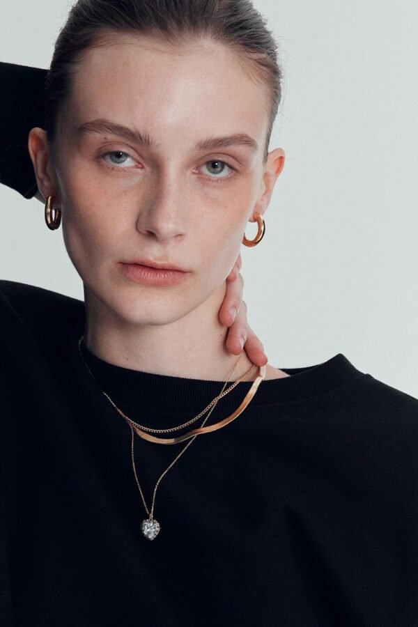 Pipe Hoop Earrings (#7013)