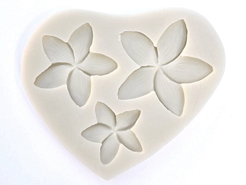 Plumeria Mold, Plumeria Flower Mold, Fondant Silicone Chocolate Cupcake Decorating, Clay, Resin Tropical Princess Theme