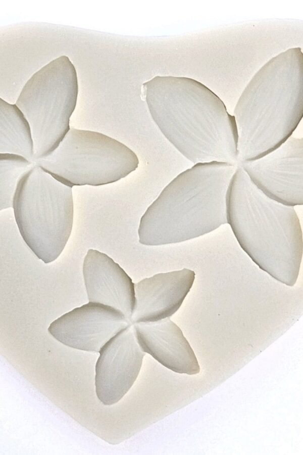 Plumeria Mold, Plumeria Flower Mold, Fondant Silicone Chocolate Cupcake Decorating, Clay, Resin Tropical Princess Theme