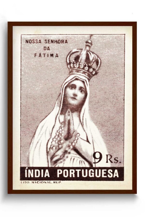 Portugal Art, Catholic Art, Our Lady Of Fatima, Portuguese Mediterranean Decor, Latin Boho Wall Vintage Poster, Spanish Decor