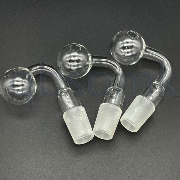 QBsomk 14mm 18mm Clear Thick Pyrex Glass Oil Burner pipe hookah Male Female Joint For Water Pipes Bong Dab Rig bowl
