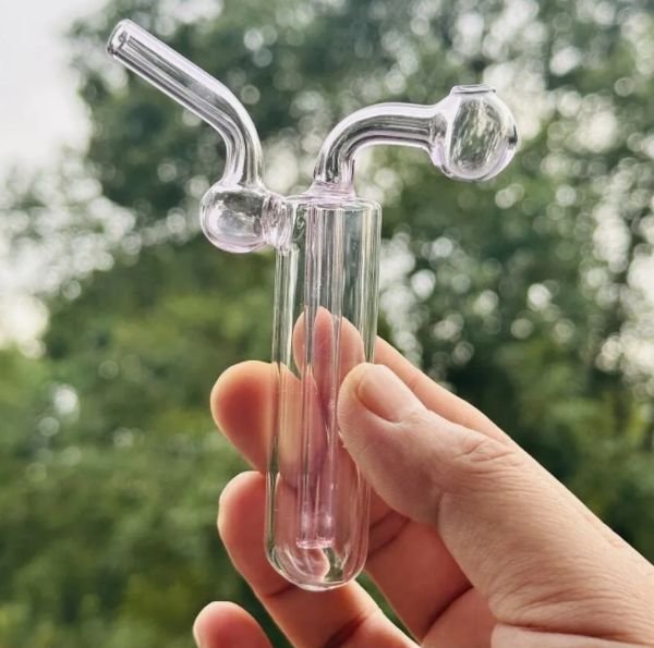 Qbsomk Manufacture Glass oil burner pipe Water bong Smoke glass pipes smoking cigarette Bubbler smoking accessories tobacco